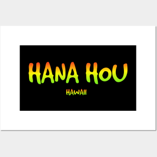 Hana hou  let's do it again! Posters and Art